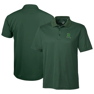 Men's Cutter & Buck Green Dayton Dragons Clique Ice Pique Tech Polo