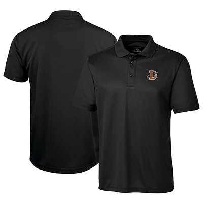 Men's Cutter & Buck Black Durham Bulls Clique Ice Pique Tech Polo