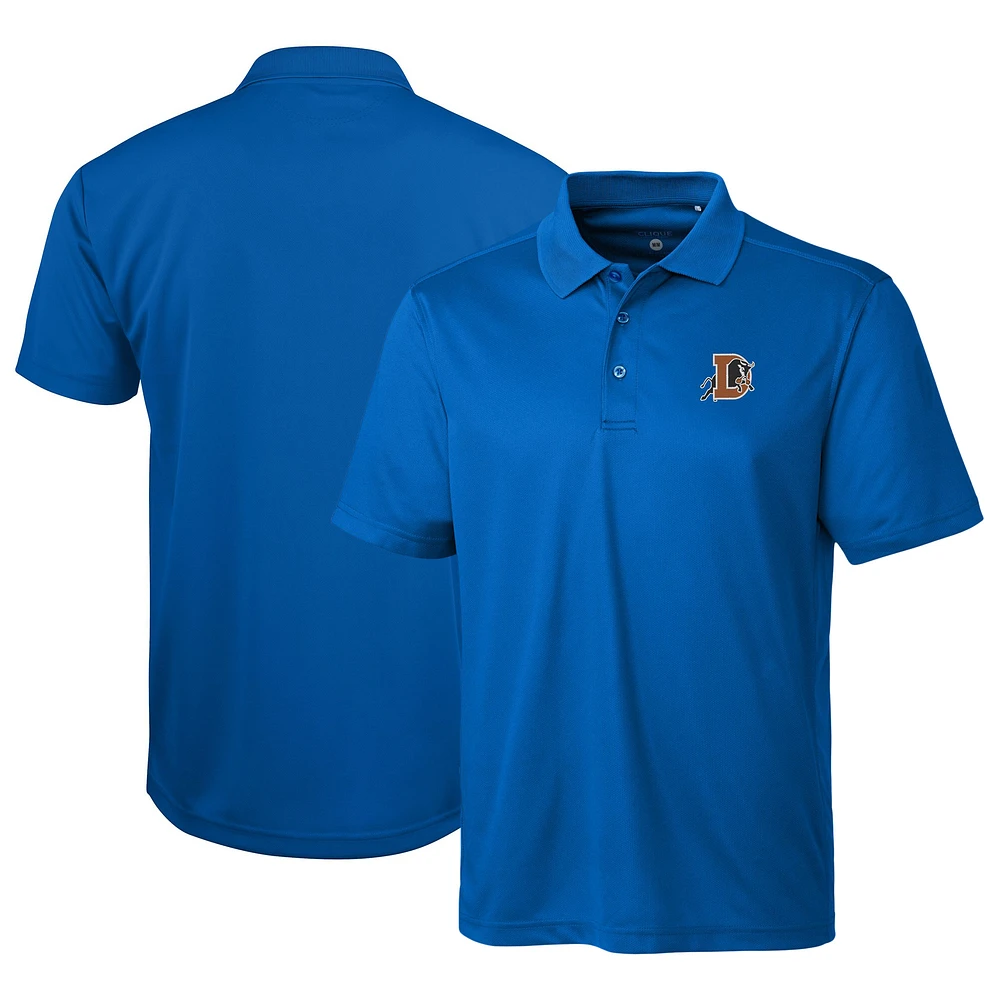 Men's Cutter & Buck Royal Durham Bulls Clique Ice Pique Tech Polo