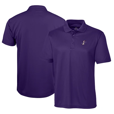 Men's Cutter & Buck Purple Albuquerque Isotopes Clique Ice Pique Tech Polo