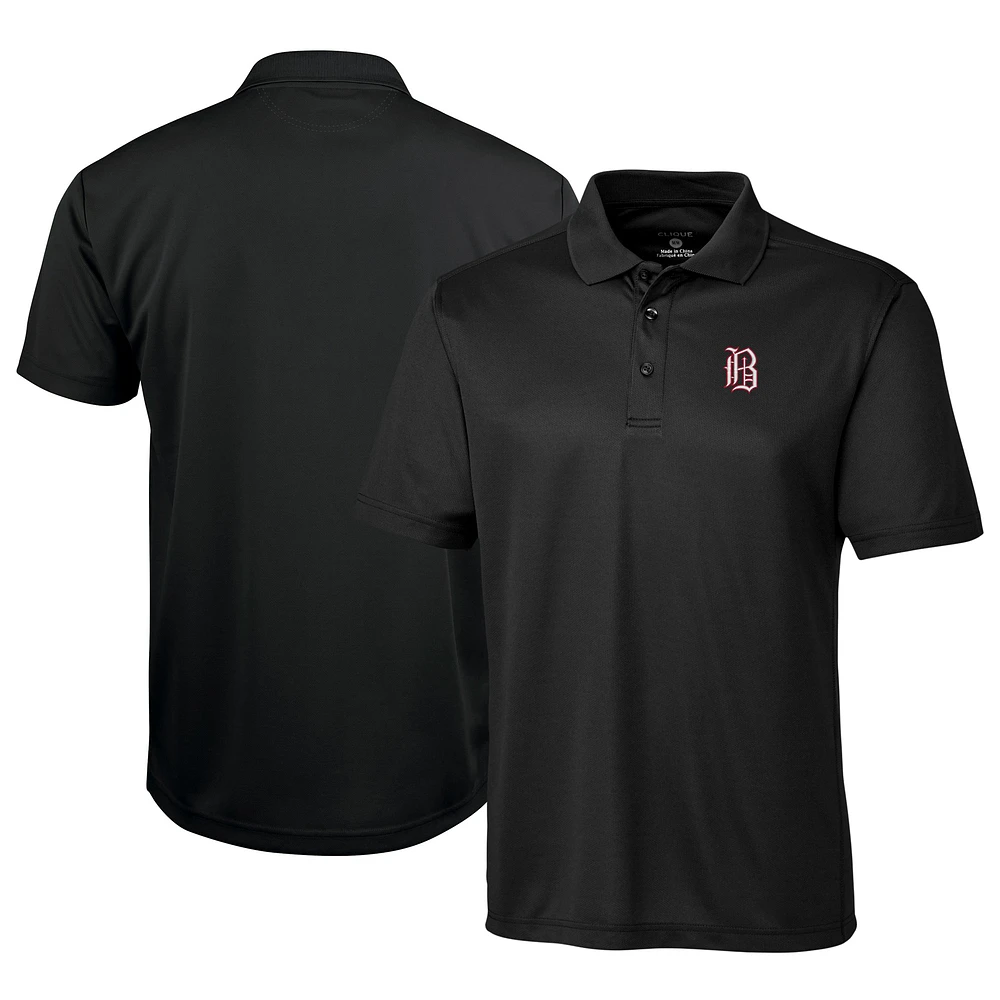 Men's Cutter & Buck Birmingham Barons Clique Ice Pique Tech Polo