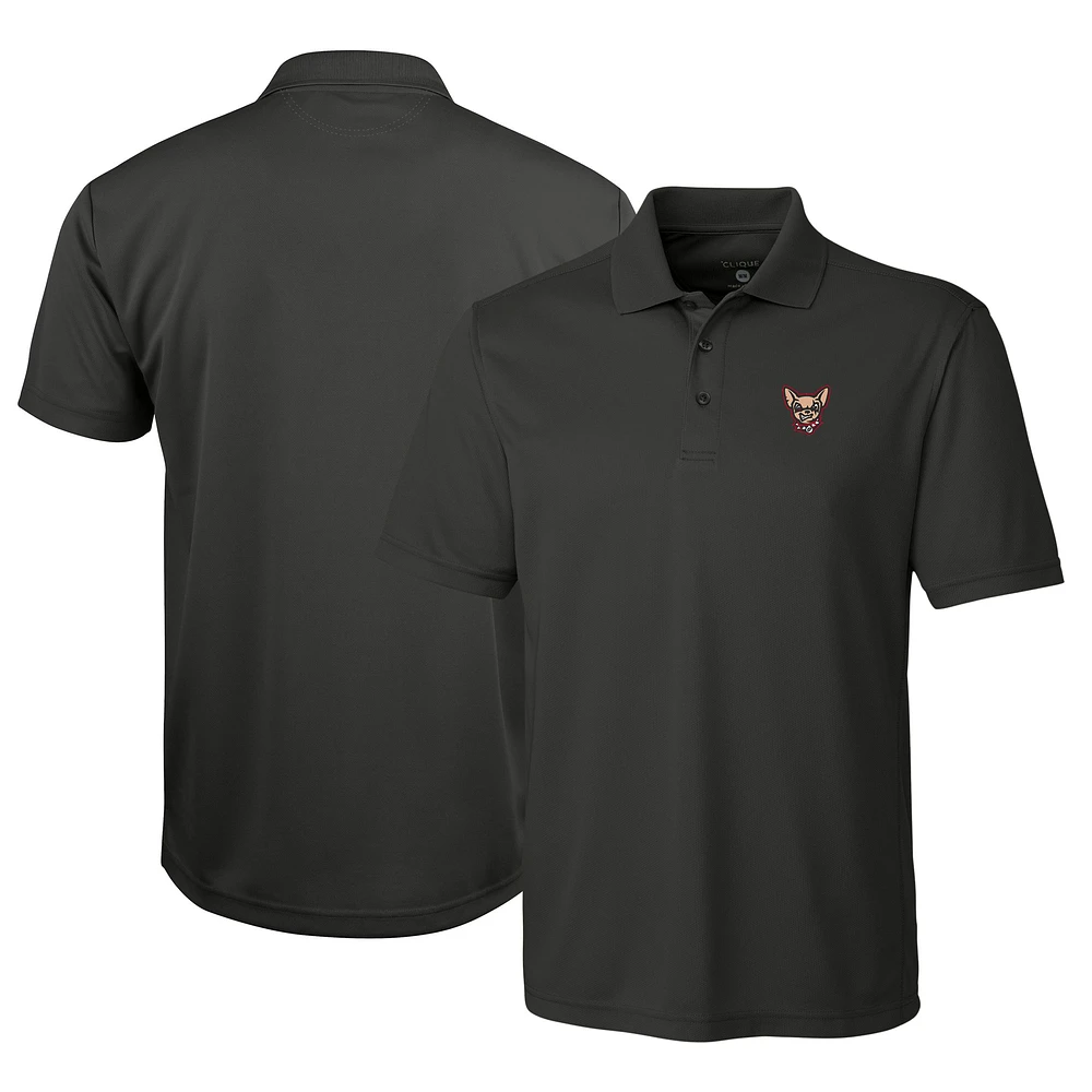 Men's Cutter & Buck Gray El Paso Chihuahuas Clique Ice Pique Tech Polo