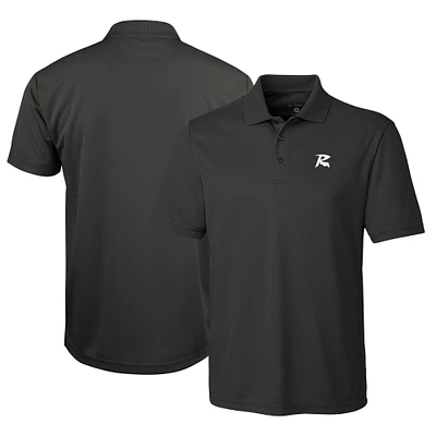 Men's Cutter & Buck Gray Richmond Flying Squirrels Clique Ice Pique Tech Polo