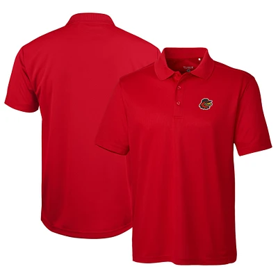 Men's Cutter & Buck Red Rochester Wings Clique Ice Pique Tech Polo