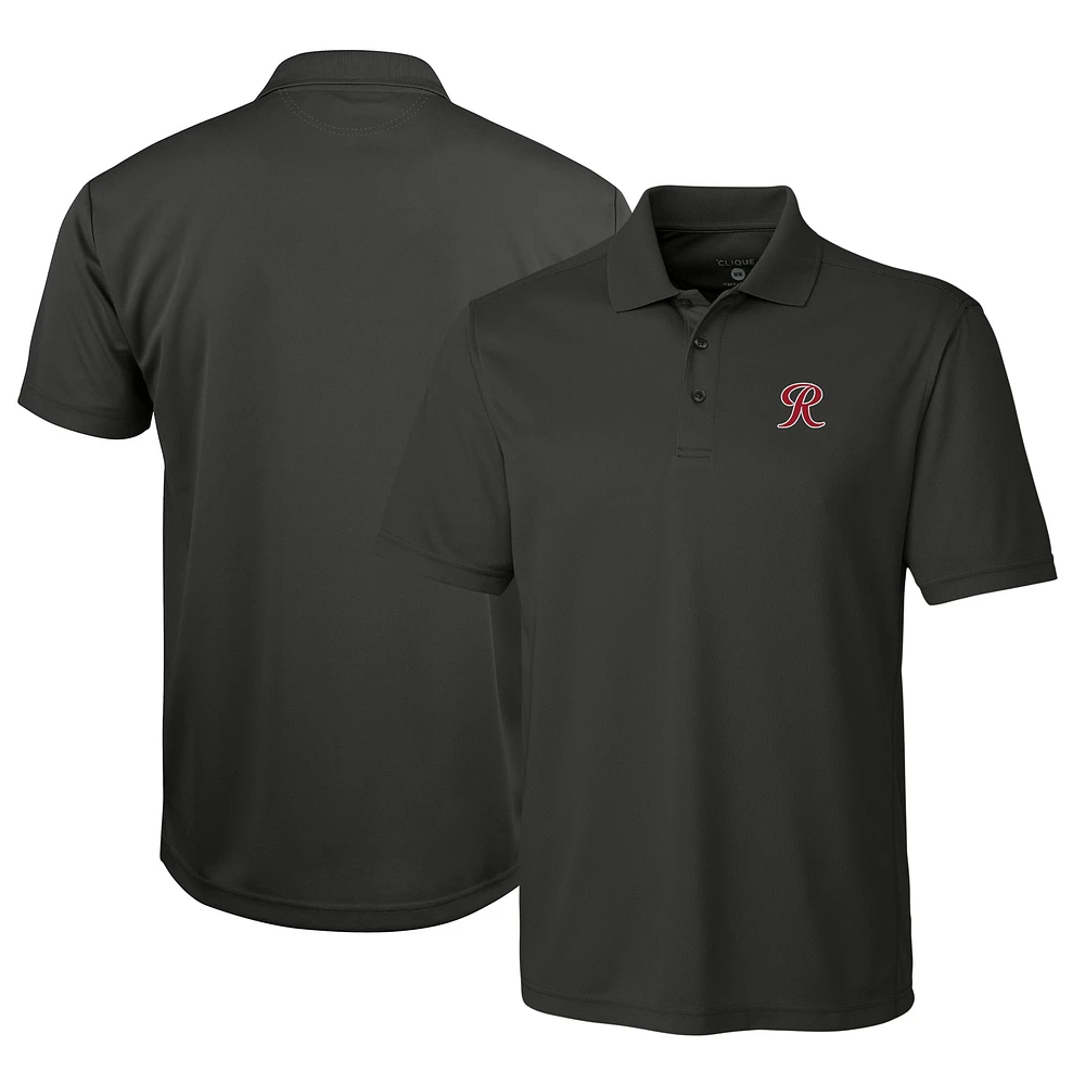Men's Cutter & Buck Gray Tacoma Rainiers Clique Ice Pique Tech Polo