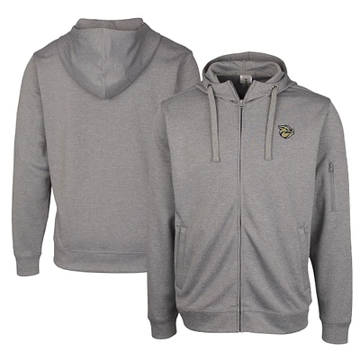 Unisex Cutter & Buck Gray Lehigh Valley IronPigs Clique Lift Eco Performance Full-Zip Hoodie