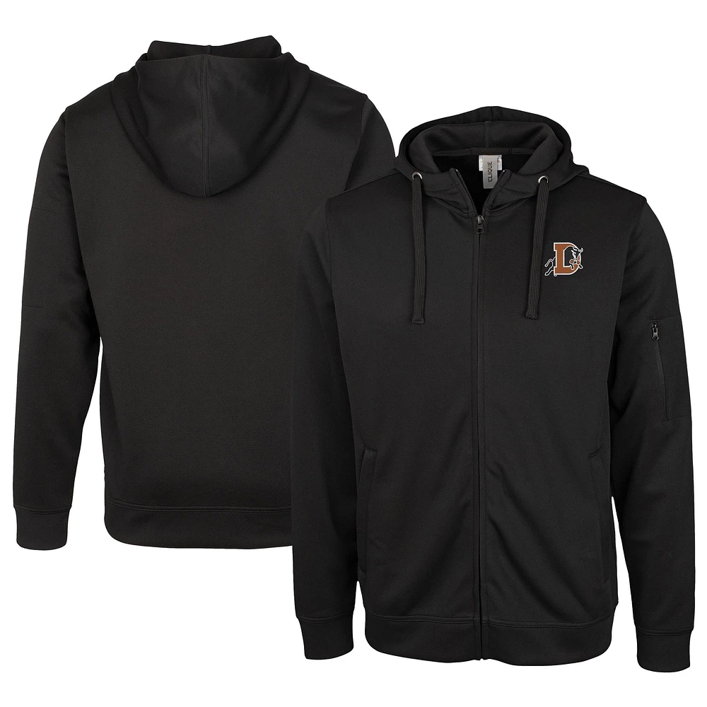 Unisex Cutter & Buck Durham Bulls Clique Lift Eco Performance Full-Zip Hoodie