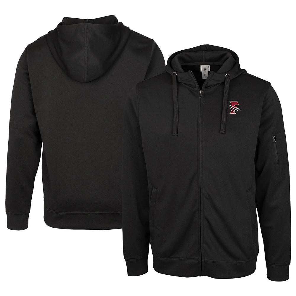 Unisex Cutter & Buck Fresno Grizzlies Clique Lift Eco Performance Full-Zip Hoodie