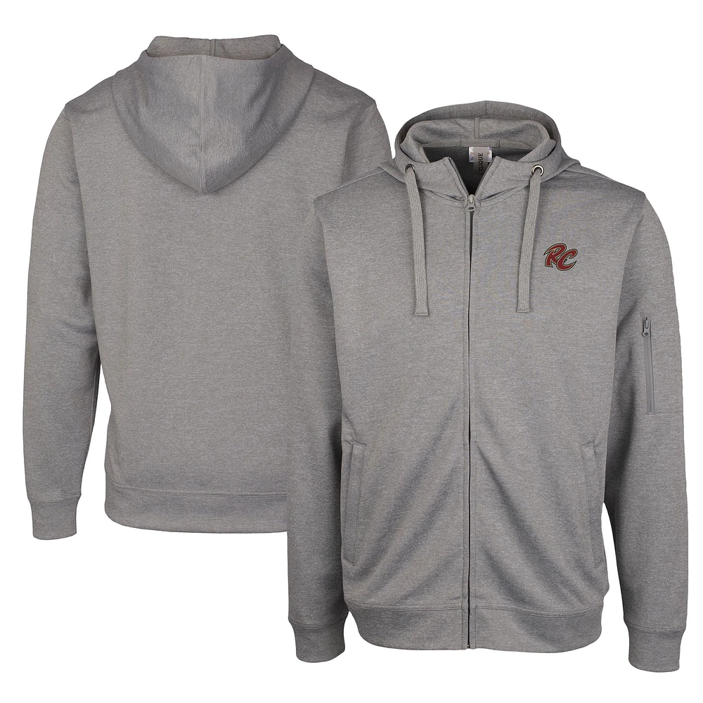 Unisex Cutter & Buck Gray Sacramento River Cats Clique Lift Eco Performance Full-Zip Hoodie