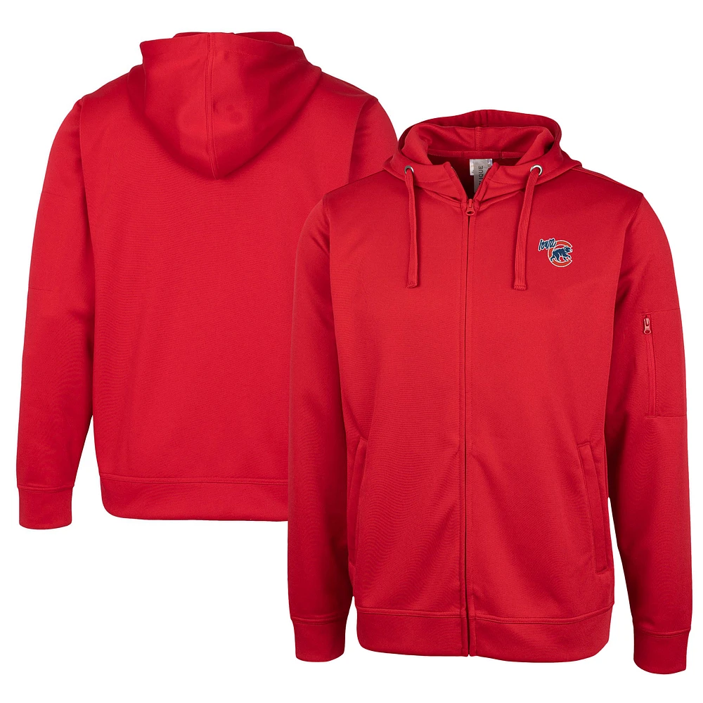 Unisex Cutter & Buck Iowa Cubs Clique Lift Eco Performance Full-Zip Hoodie