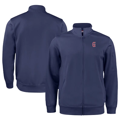 Unisex Cutter & Buck Navy Greenville Drive Clique Lift Eco Performance Full-Zip Jacket