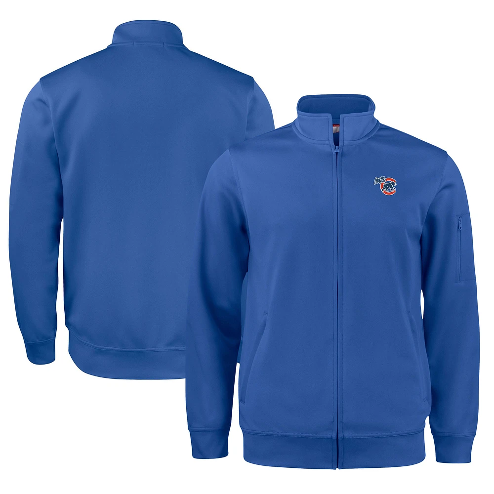 Unisex Cutter & Buck Royal Iowa Cubs Clique Lift Eco Performance Full-Zip Jacket