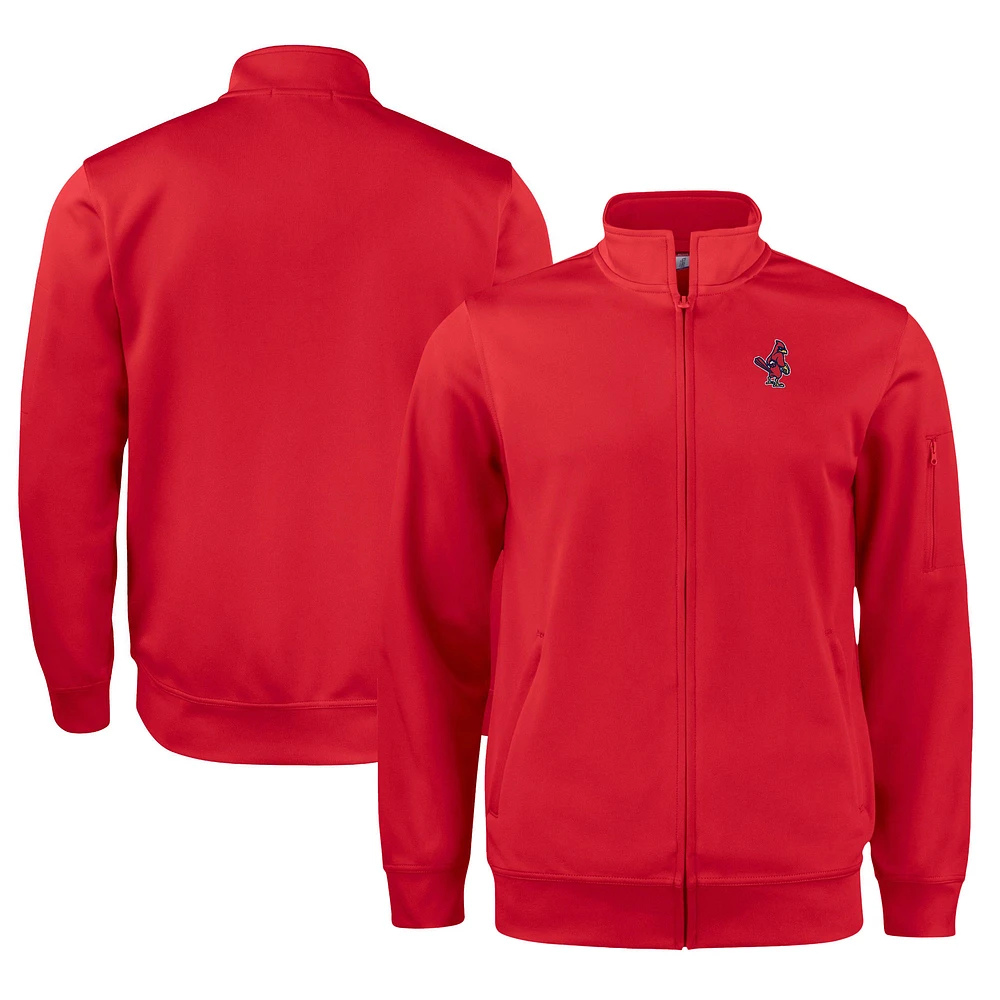 Unisex Cutter & Buck Memphis Redbirds Clique Lift Eco Performance Full-Zip Jacket