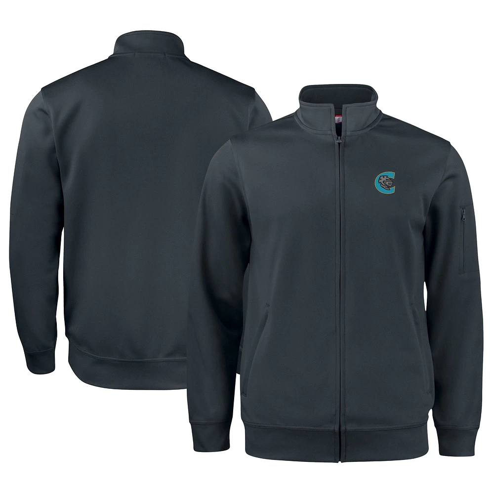 Unisex Cutter & Buck Charlotte Knights Clique Lift Eco Performance Full-Zip Jacket