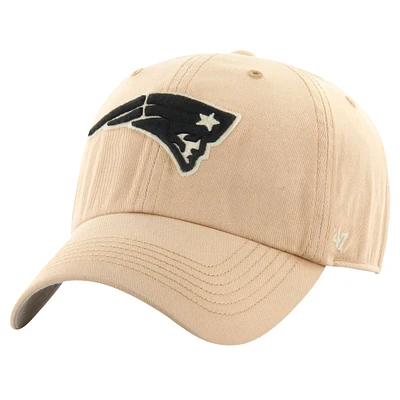 Men's '47 Khaki New England Patriots Dusted Relaxed Franchise Fitted Hat