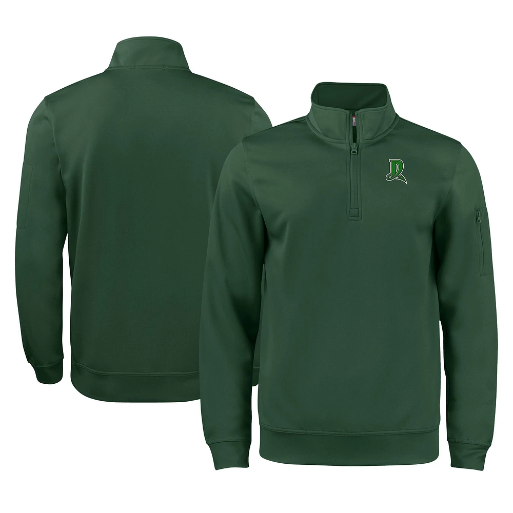 Unisex Cutter & Buck Dayton Dragons Clique Lift Eco Performance Half-Zip Pullover Top