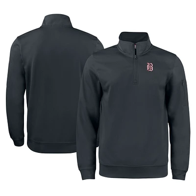 Unisex Cutter & Buck Birmingham Barons Clique Lift Eco Performance Half-Zip Pullover Top