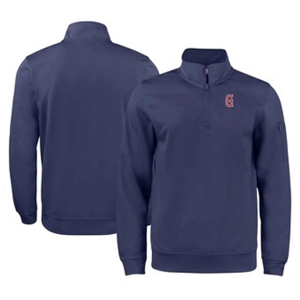 Unisex Cutter & Buck Navy Greenville Drive Clique Lift Eco Performance Half-Zip Pullover Top