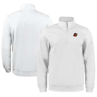 Unisex Cutter & Buck Rochester Red Wings Clique Lift Eco Performance Half-Zip Pullover Top
