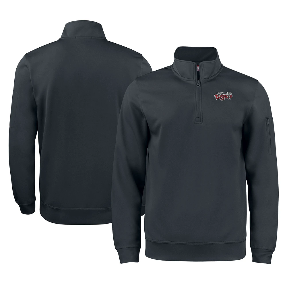 Unisex Cutter & Buck Lansing Lugnuts Clique Lift Eco Performance Half-Zip Pullover Top