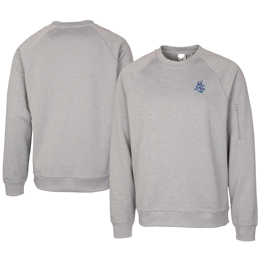 Unisex Cutter & Buck Gray Hartford Yard Goats Clique Lift Eco Performance Sweatshirt