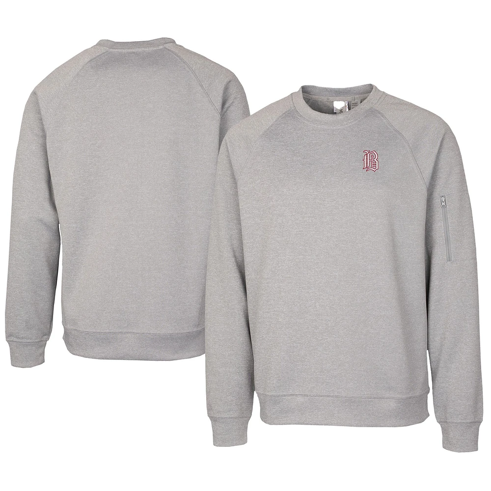 Unisex Cutter & Buck Gray Birmingham Barons Clique Lift Eco Performance Sweatshirt
