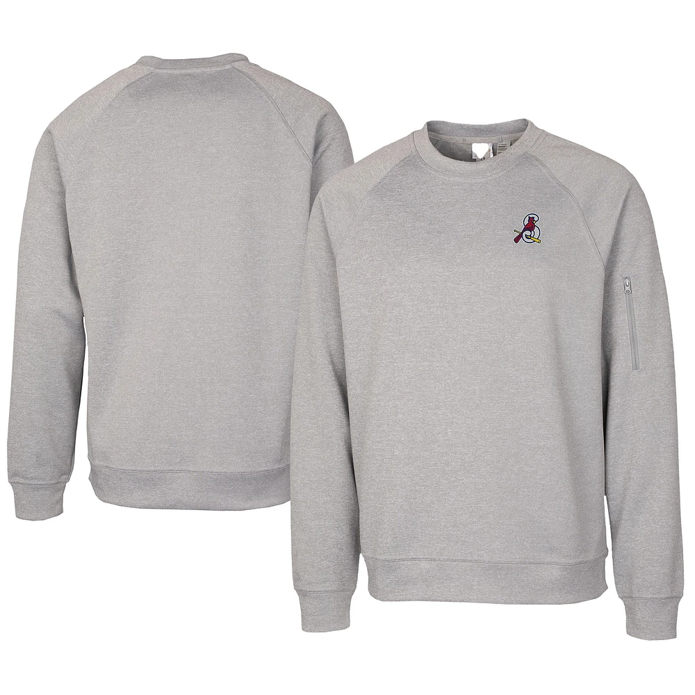 Unisex Cutter & Buck Gray Springfield Cardinals Clique Lift Eco Performance Sweatshirt
