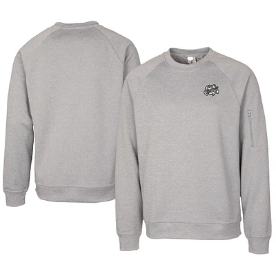 Unisex Cutter & Buck Gray Omaha Storm Chasers Clique Lift Eco Performance Sweatshirt