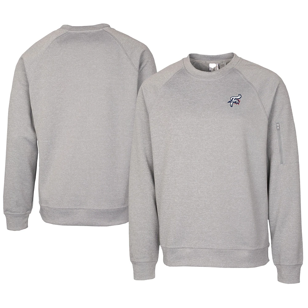 Unisex Cutter & Buck Gray Reading Fightin Phils Clique Lift Eco Performance Sweatshirt