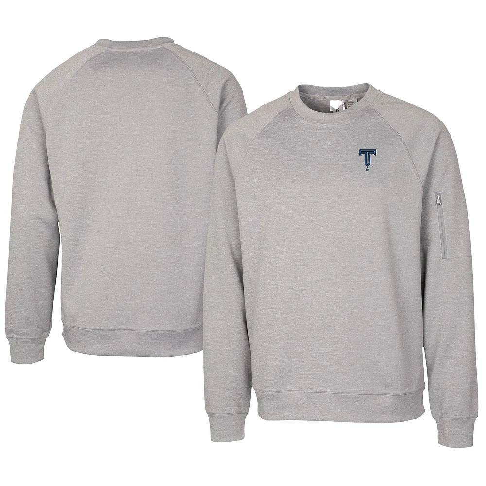 Unisex Cutter & Buck Gray Tulsa Drillers Clique Lift Eco Performance Sweatshirt