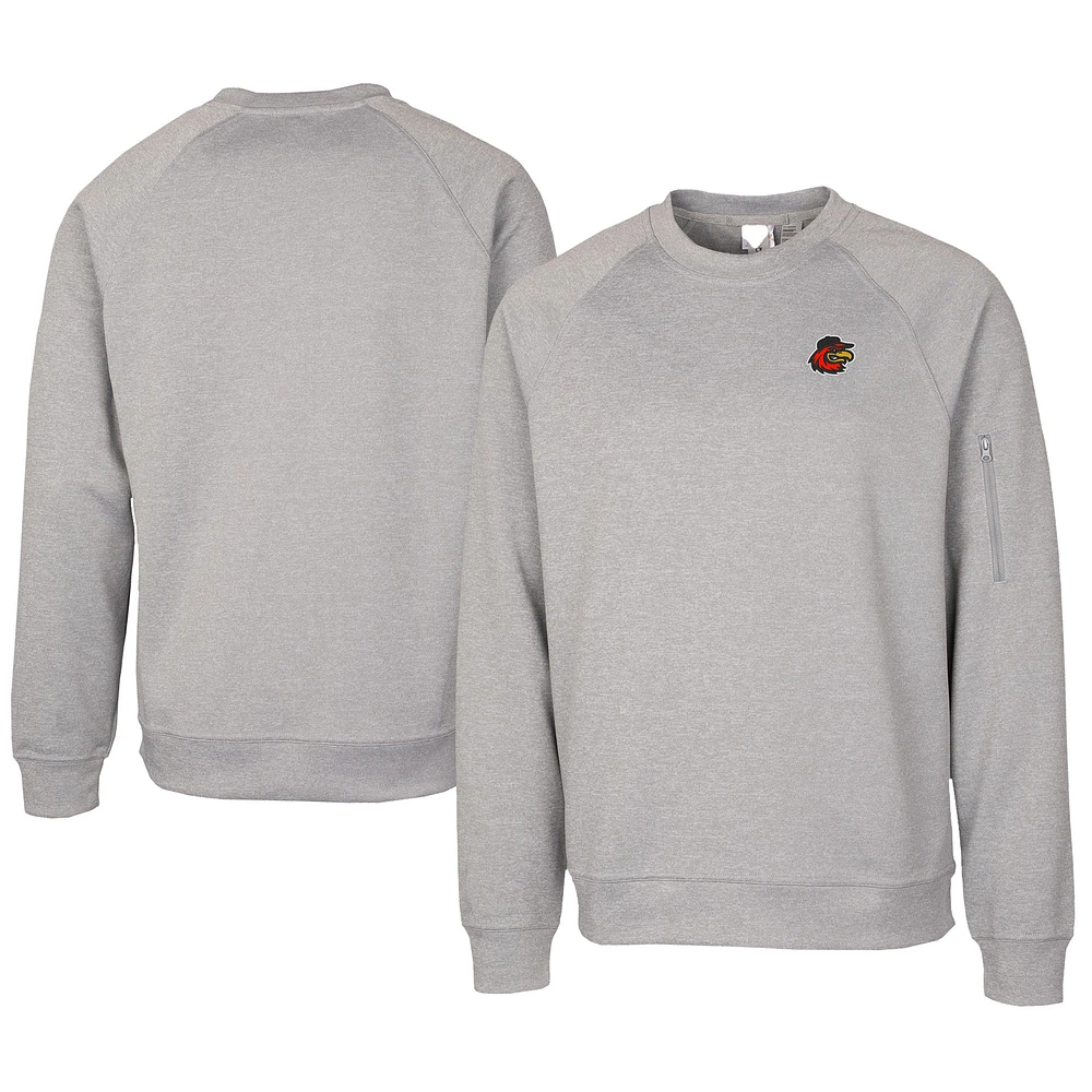 Unisex Cutter & Buck Gray Rochester Red Wings Clique Lift Eco Performance Sweatshirt