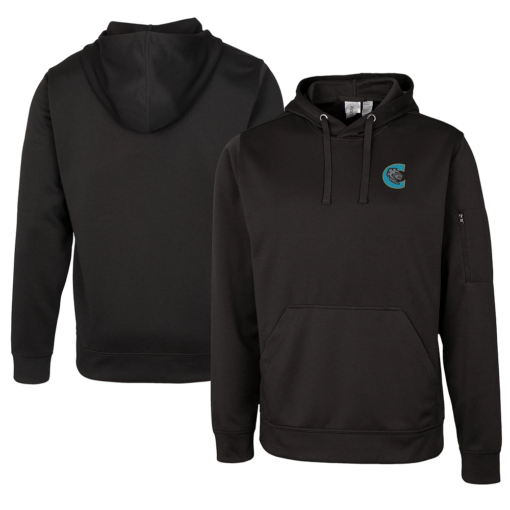 Unisex Cutter & Buck Charlotte Knights Clique Lift Eco Performance Pullover Hoodie Sweatshirt
