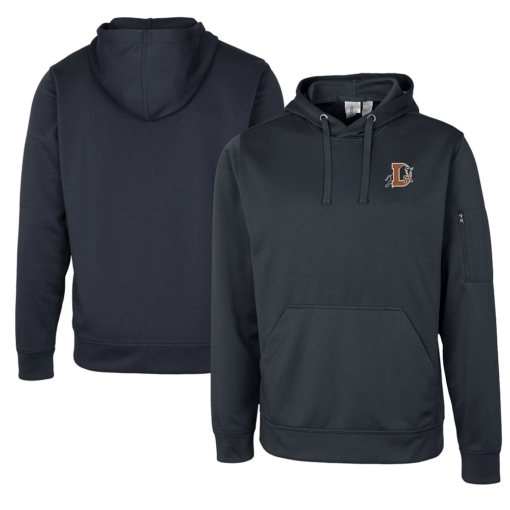Unisex Cutter & Buck Navy Durham Bulls Clique Lift Eco Performance Pullover Hoodie Sweatshirt