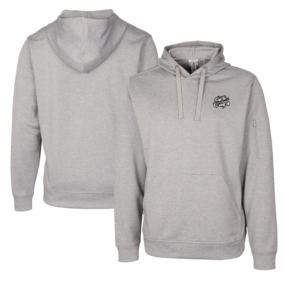 Unisex Cutter & Buck Omaha Storm Chasers Clique Lift Eco Performance Pullover Hoodie Sweatshirt