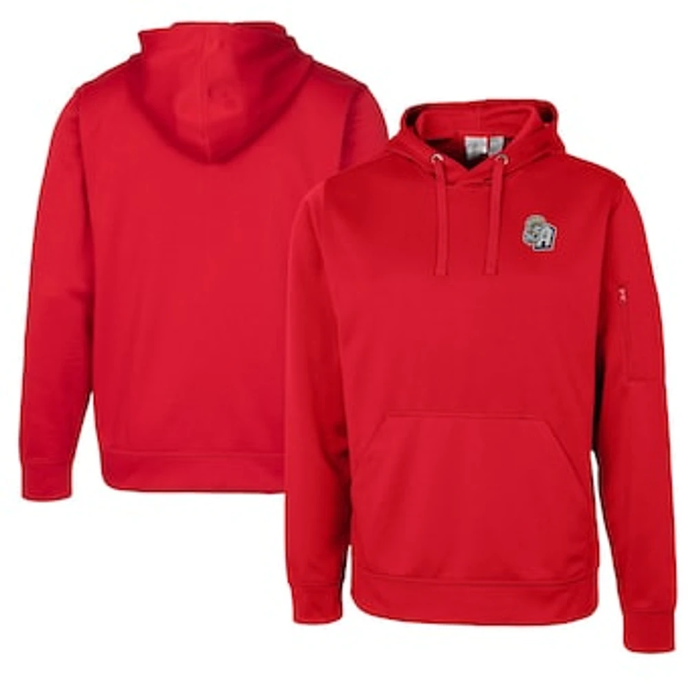 Unisex Cutter & Buck Red San Antonio Missions Clique Lift Eco Performance Pullover Hoodie Sweatshirt