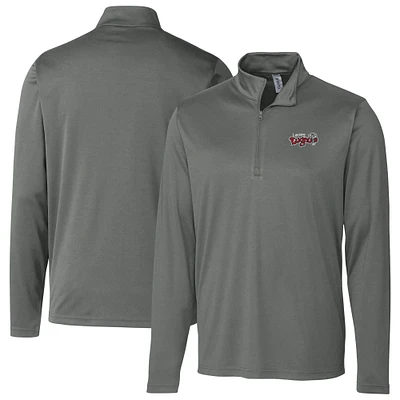 Men's Cutter & Buck Steel Lansing Lugnuts Clique Spin Eco Performance Half-Zip Pullover