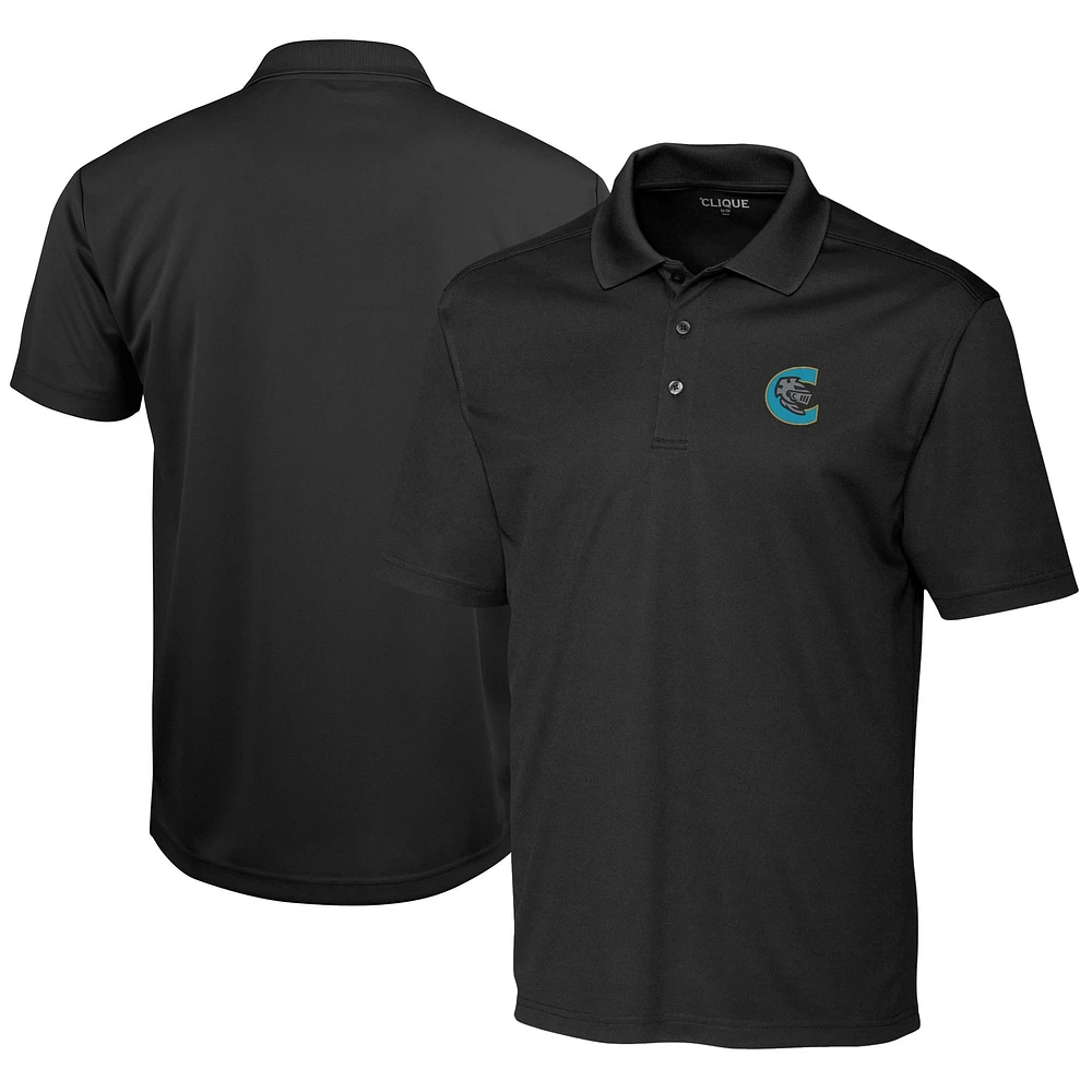 Men's Cutter & Buck Charlotte Knights Clique Spin Eco Performance Pique Polo