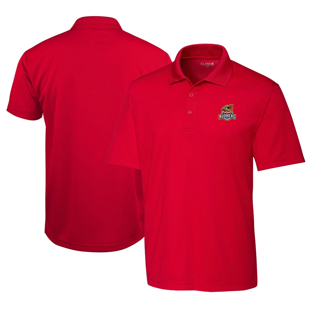Men's Cutter & Buck Toledo Mud Hens Clique Spin Eco Performance Pique Polo