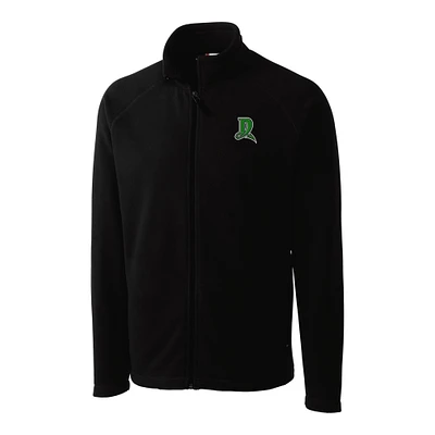 Men's Cutter & Buck Black Dayton Dragons Clique Summit Performance Fleece Full-Zip Jacket