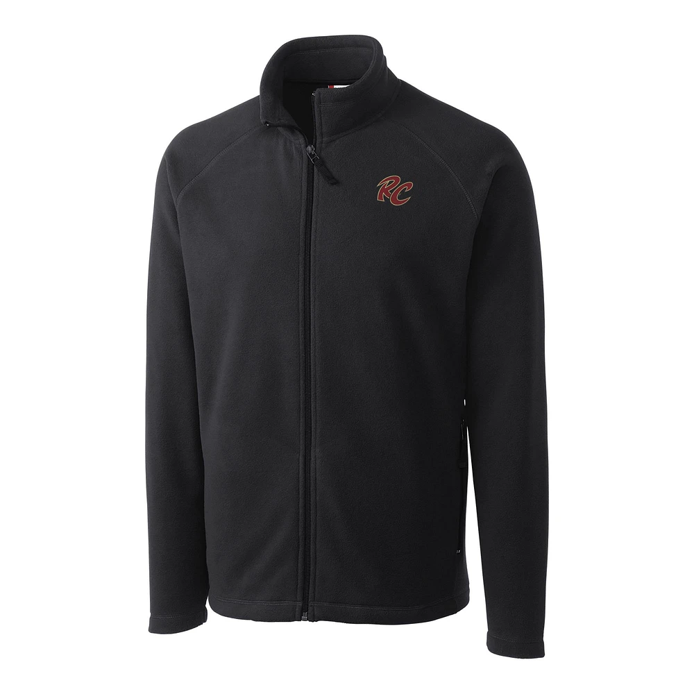 Men's Cutter & Buck Charcoal Sacramento River Cats Clique Summit Performance Fleece Full-Zip Jacket