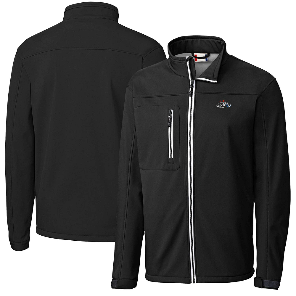 Men's Cutter & Buck Rocket City Trash Pandas Clique Telemark Eco Stretch Softshell Full-Zip Jacket