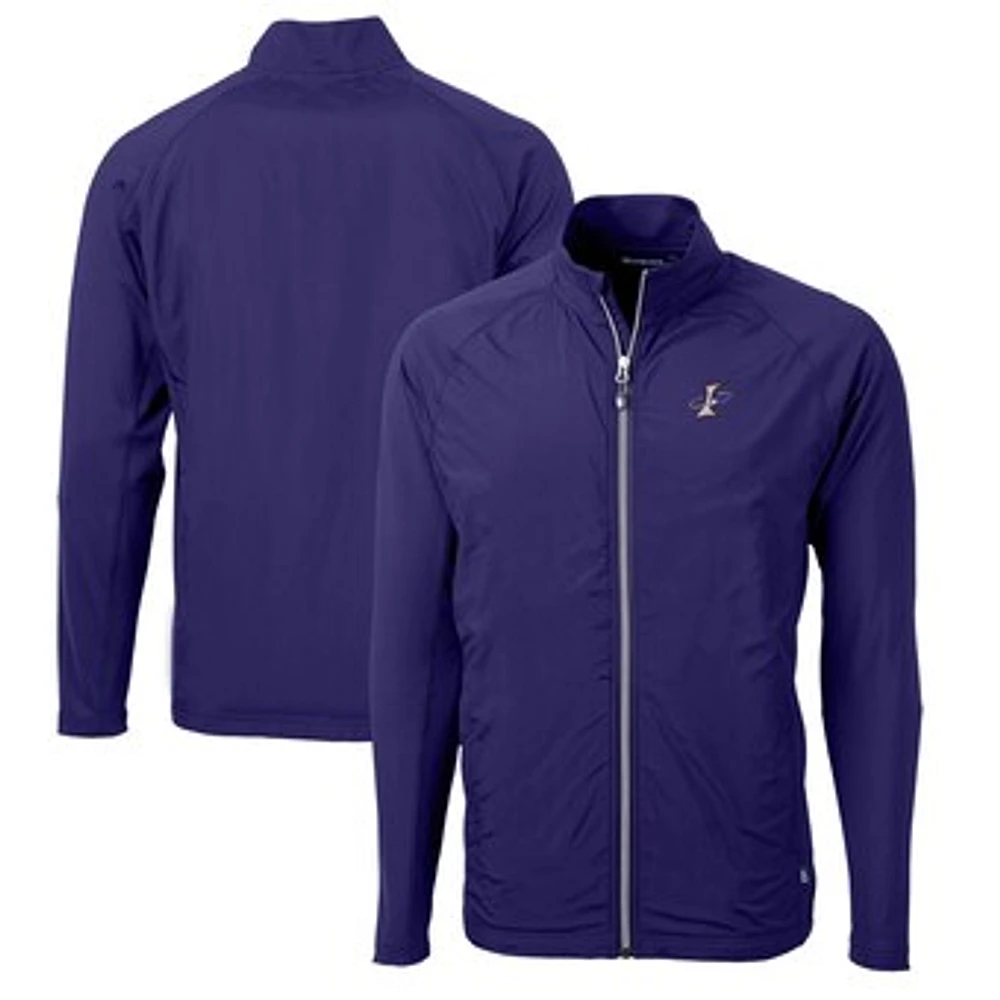 Men's Cutter & Buck Albuquerque Isotopes Adapt Eco Knit Hybrid Recycled Full-Zip Jacket