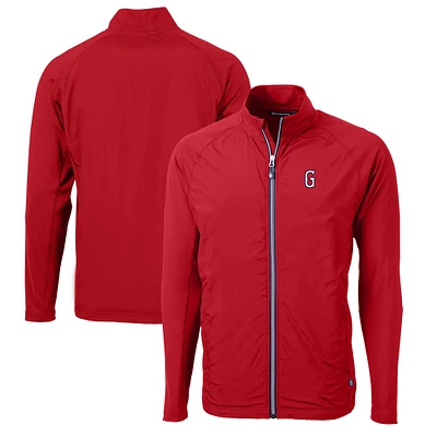 Men's Cutter & Buck Greenville Drive Adapt Eco Knit Hybrid Recycled Full-Zip Jacket