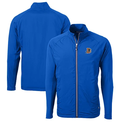 Men's Cutter & Buck Durham Bulls Adapt Eco Knit Hybrid Recycled Full-Zip Jacket