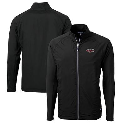Men's Cutter & Buck Lansing Lugnuts Adapt Eco Knit Hybrid Recycled Full-Zip Jacket