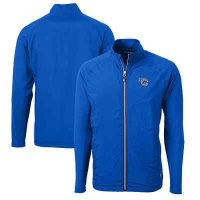 Men's Cutter & Buck Iowa Cubs Adapt Eco Knit Hybrid Recycled Full-Zip Jacket