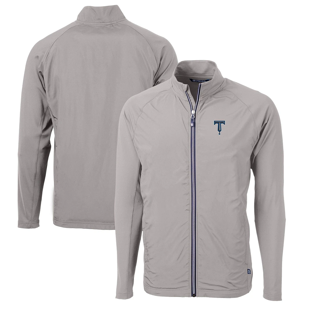 Men's Cutter & Buck Tulsa Drillers Adapt Eco Knit Hybrid Recycled Full-Zip Jacket