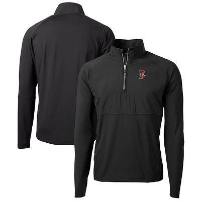 Men's Cutter & Buck Fresno Grizzlies Adapt Eco Knit Hybrid Recycled Quarter-Zip Top