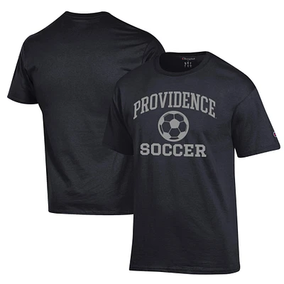 Men's Champion Black Providence Friars Soccer Icon T-Shirt