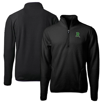 Men's Cutter & Buck Dayton Dragons Cascade Eco Sherpa Fleece Quarter-Zip Jacket